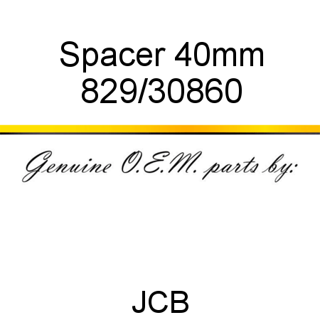 Spacer, 40mm 829/30860