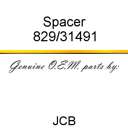 Spacer 829/31491