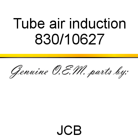 Tube, air induction 830/10627