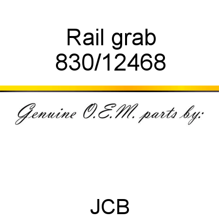 Rail, grab 830/12468