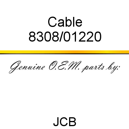 Cable 8308/01220