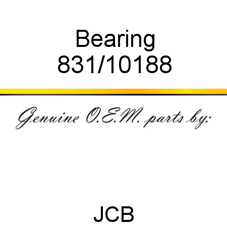 Bearing 831/10188
