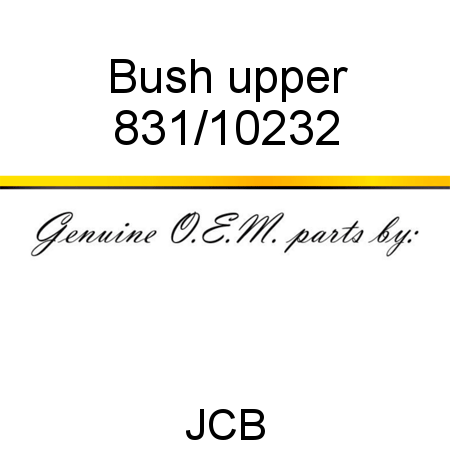 Bush, upper 831/10232