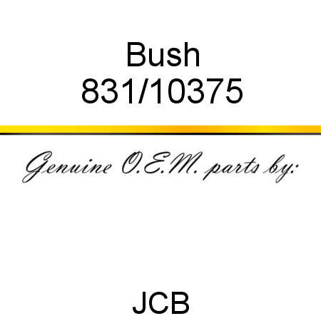 Bush 831/10375