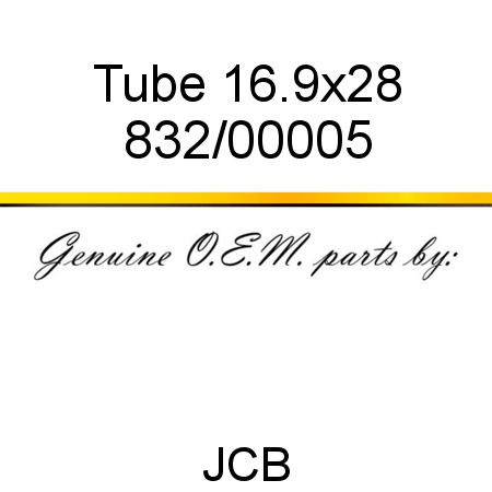 Tube, 16.9x28 832/00005