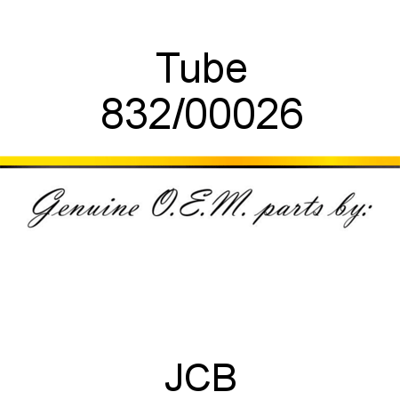 Tube 832/00026