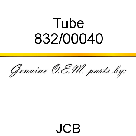 Tube 832/00040