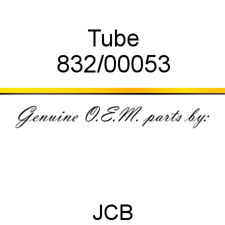 Tube 832/00053