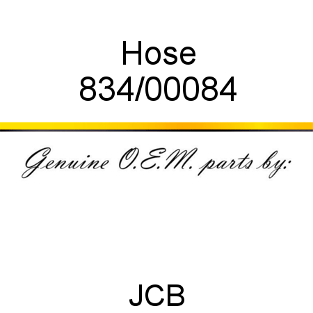 Hose 834/00084