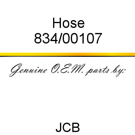 Hose 834/00107