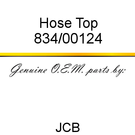 Hose, Top 834/00124