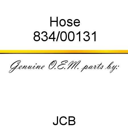 Hose 834/00131