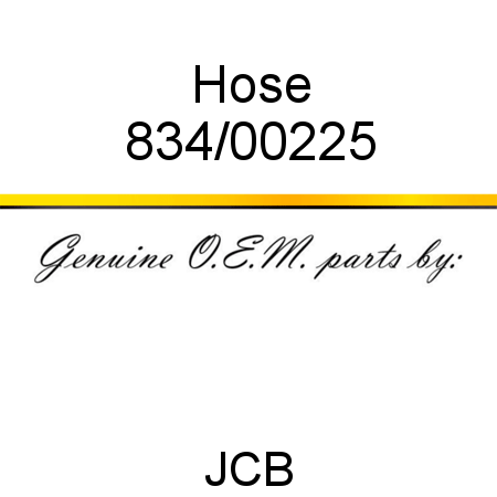 Hose 834/00225