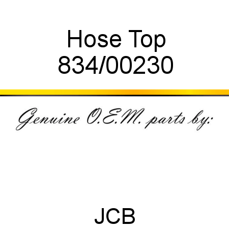 Hose, Top 834/00230