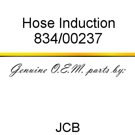 Hose, Induction 834/00237