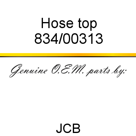 Hose, top 834/00313