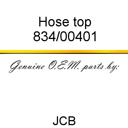 Hose, top 834/00401