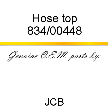 Hose, top 834/00448