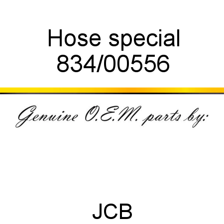 Hose, special 834/00556