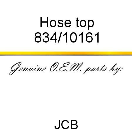 Hose, top 834/10161