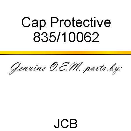 Cap, Protective 835/10062