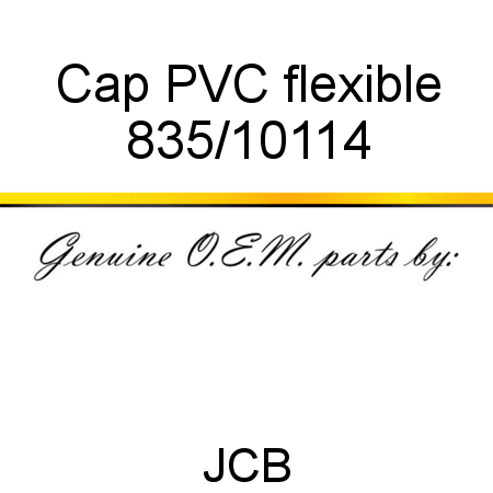 Cap, PVC flexible 835/10114