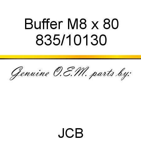 Buffer, M8 x 80 835/10130