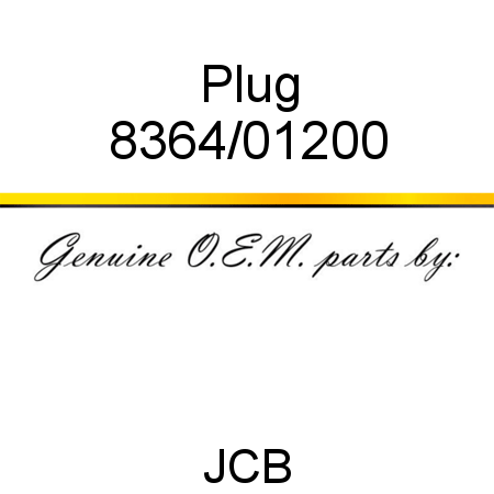 Plug 8364/01200