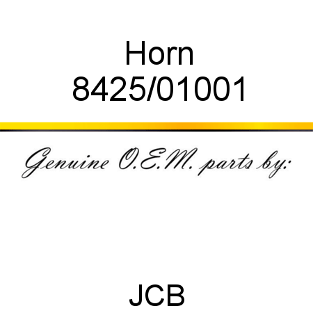 Horn 8425/01001