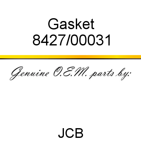 Gasket 8427/00031