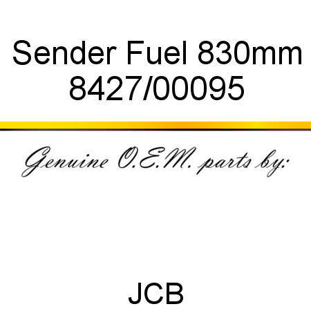 Sender, Fuel, 830mm 8427/00095