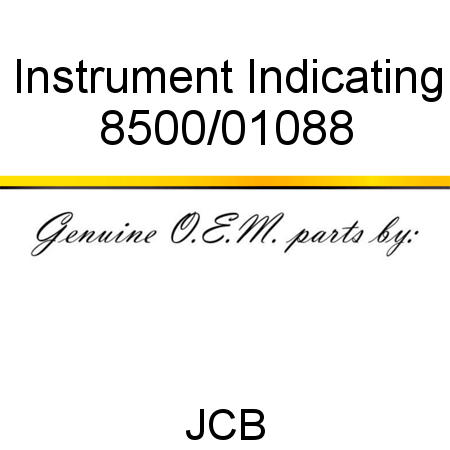Instrument, Indicating 8500/01088