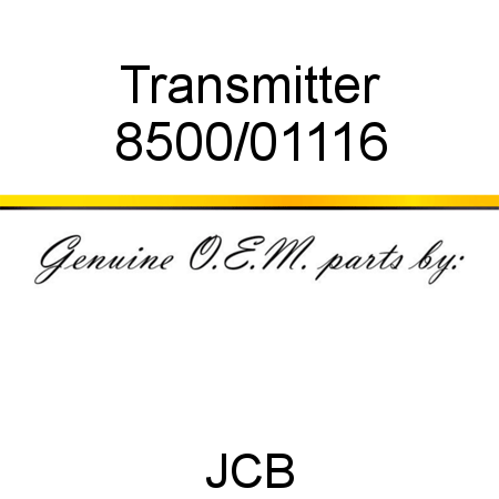 Transmitter 8500/01116