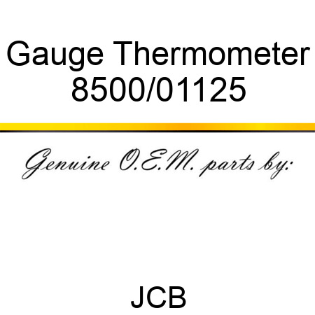 Gauge, Thermometer 8500/01125