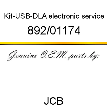 Kit-USB-DLA, electronic service 892/01174