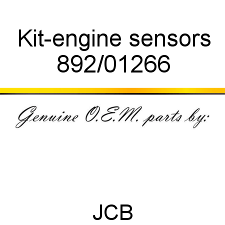 Kit-engine sensors 892/01266