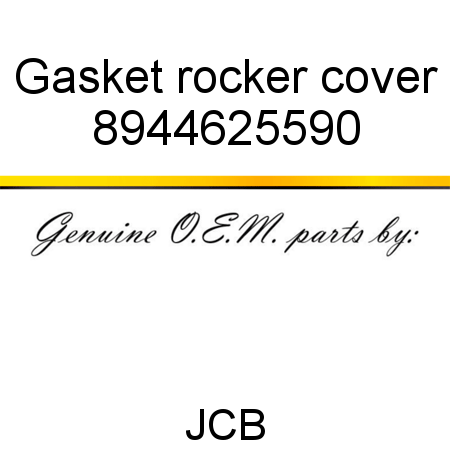 Gasket, rocker cover 8944625590