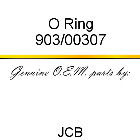 O Ring 903/00307