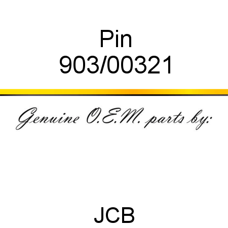 Pin 903/00321