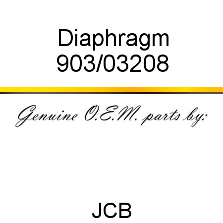 Diaphragm 903/03208