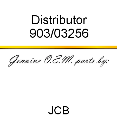 Distributor 903/03256