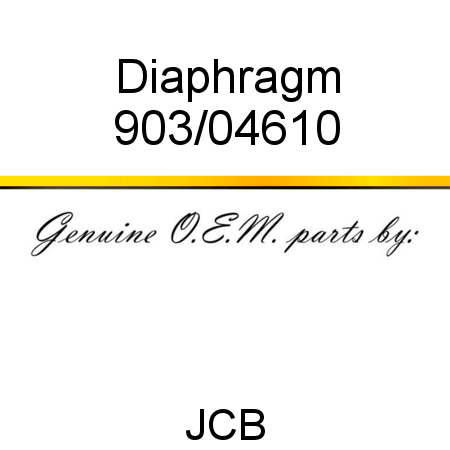 Diaphragm 903/04610
