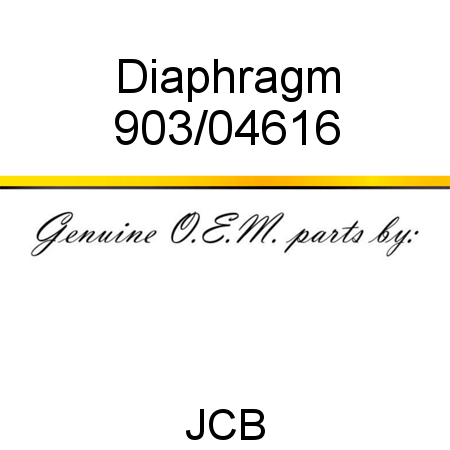 Diaphragm 903/04616