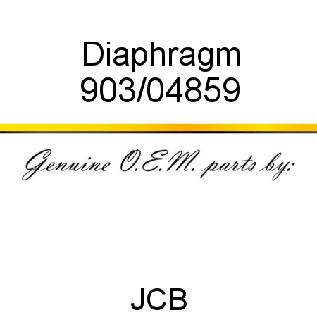 Diaphragm 903/04859