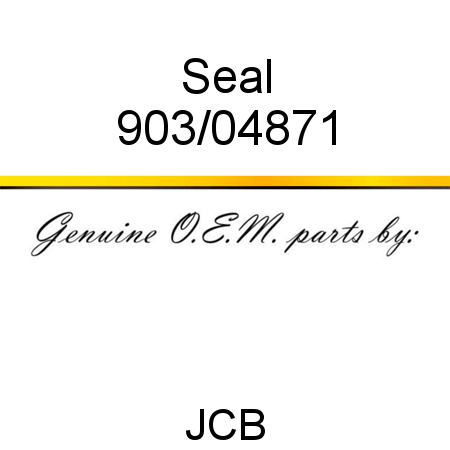 Seal 903/04871