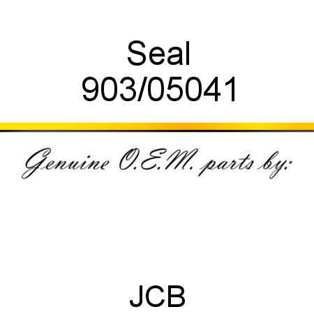 Seal 903/05041