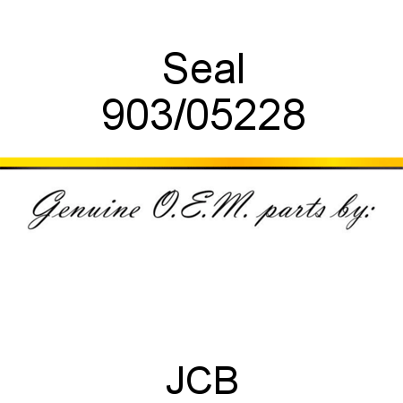 Seal 903/05228