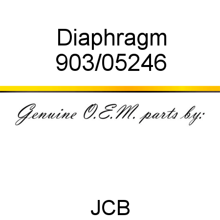 Diaphragm 903/05246