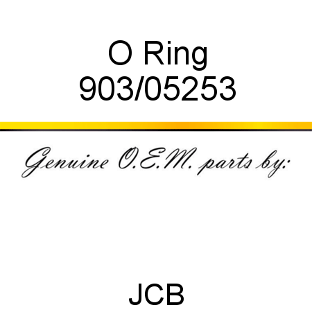 O Ring 903/05253