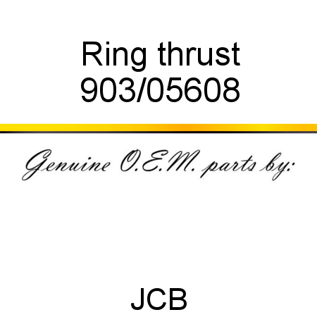 Ring, thrust 903/05608